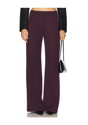 Amanda Uprichard Slater Pants in Burgundy. Size L. Also in M, S, XS.