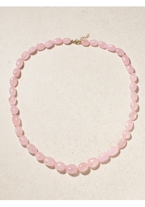 JIA JIA - Arizona Large Candy Gold Morganite Necklace - Pink - One size