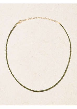 JIA JIA - Gold Diamond Necklace - Green - One size