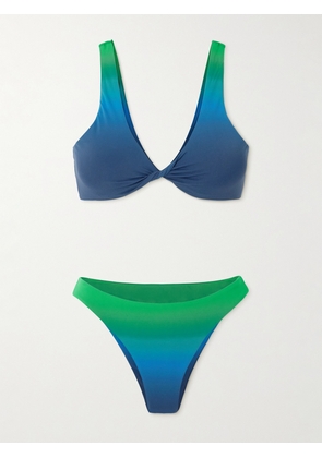 Lido - Ottantacinque Lagoon Dégradé Bikini - Blue - x small,small,medium,large,x large