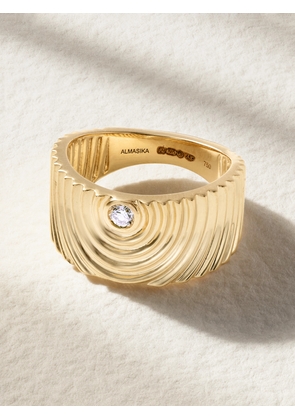 Almasika - Universum 18-karat Gold Diamond Ring - 6,7
