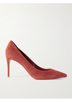 Christian Louboutin - Kate 85 Suede Point-toe Pumps - Red - IT35,IT35.5,IT36,IT36.5,IT37,IT37.5,IT38,IT38.5,IT39,IT39.5,IT40,IT40.5,IT41,IT41.5,IT42