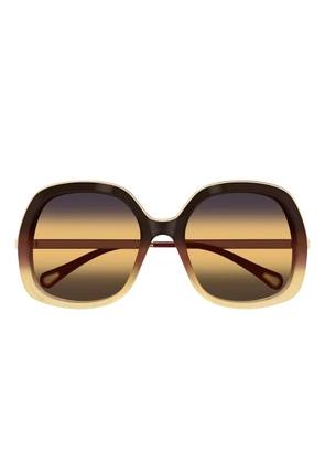 Chloé Eyewear ch0327s round sunglasses - Brown
