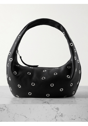 KHAITE - Olivia Medium Embellished Textured-leather Tote - Black - One size