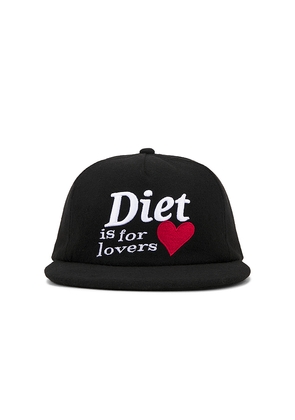 Diet Starts Monday Lovers Hat in Black.