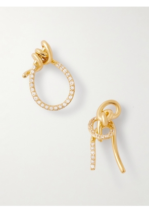 Completedworks - Notsobig Thread Ii Recycled Gold Vermeil Topaz Earrings - One size