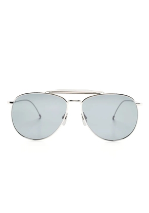 Thom Browne Eyewear pilot-frame sunglasses - Silver