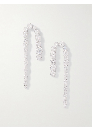 Completedworks - Sleuth Recycled Silver Cubic Zirconia Earrings - One size