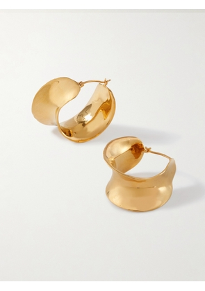 AGMES - Laila Gold Vermeil Hoop Earrings - One size