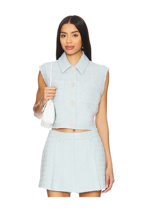 ASTR the Label Jhene Top in Baby Blue. Size L. Also in M, XL.