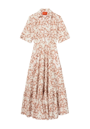 La DoubleJ San Pietro midi dress - White