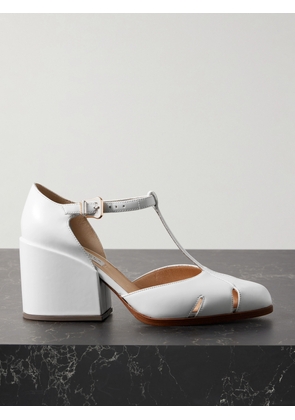 Gabriela Hearst - Evita Glossed-leather Pumps - White - IT36,IT36.5,IT37,IT37.5,IT38,IT38.5,IT39,IT39.5,IT40,IT40.5,IT41,IT42