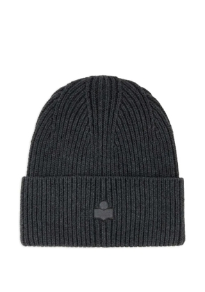 ISABEL MARANT Mayers ribbed beanie hat - Grey