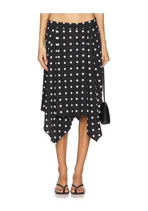 EB Denim City Skirt in Black. Size L. Also in M, S.