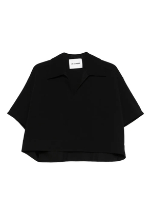 Jil Sander V-neck T-shirt - Black