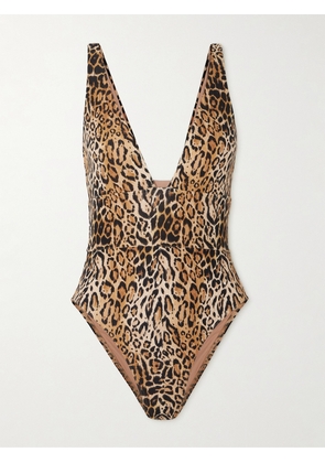 Melissa Odabash - Caribbean Leopard-print Swimsuit - Animal print - UK 6,UK 8,UK 10,UK 12,UK 14,UK 16