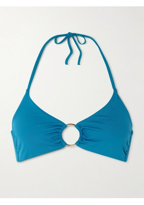 Melissa Odabash - Hamburg Embellished Halterneck Bikini Top - Blue - UK 6,UK 8,UK 10,UK 12,UK 14,UK 16