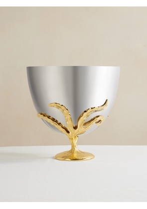 L'Objet - Fern Gold-plated And Stainless Steel Champagne Bucket - Silver - One size