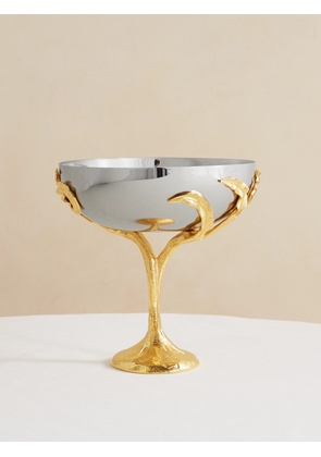 L'Objet - Fern Gold-plated And Stainless Steel Bowl - Silver - One size