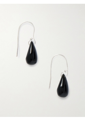 Sophie Buhai - Droplet Silver Onyx Earrings - Black - One size