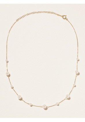 Mizuki - 14-karat Gold Pearl Necklace - One size