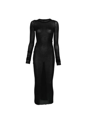 Rick Owens long-sleeve maxi dress - Black