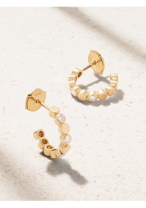 Messika - D-vibes Mini 18-karat Gold Diamond Hoop Earrings - One size