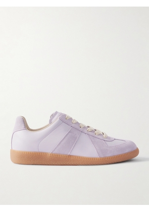 Maison Margiela - Replica Suede And Leather Sneakers - Purple - IT35,IT36,IT36.5,IT37,IT37.5,IT38,IT38.5,IT39,IT39.5,IT40,IT40.5,IT41