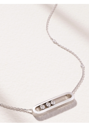 Messika - Move 18-karat White Gold Diamond Necklace - One size