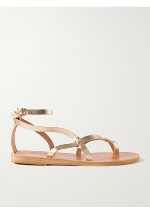 Ancient Greek Sandals - Tomi Metallic Leather Sandals - Gold - IT35,IT36,IT37,IT38,IT39,IT40,IT41,IT42