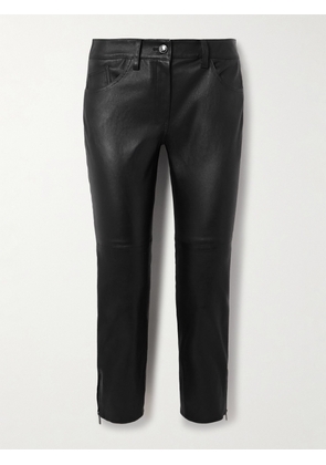Magda Butrym - Cropped Leather Skinny Pants - Black - FR 34,FR 36,FR 38,FR 40,FR 42
