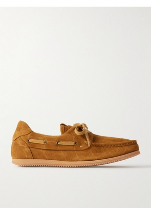 Jacquemus - Batto Croc-effect Suede Loafers - Brown - FR35,FR36,FR37,FR38,FR39,FR40,FR41