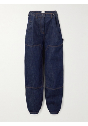 Magda Butrym - Convertible Paneled High-rise Wide-leg Jeans - Blue - FR 34,FR 36,FR 38,FR 40,FR 42