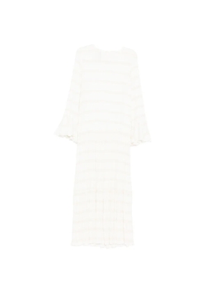 Bambah Angel ruffled dress - White