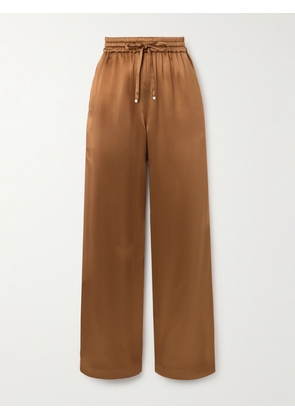 Dolce & Gabbana - Silk-satin Straight-leg Pajama Pants - Metallic - IT36,IT38,IT40,IT42,IT44,IT46,IT50