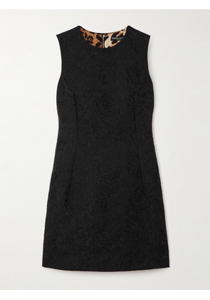 Dolce & Gabbana - Matelassé Mini Dress - Black - IT36,IT38,IT40,IT42,IT44,IT46,IT48,IT50