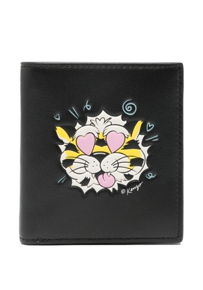Kenzo tiger-graphic bifold wallet - Black
