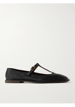 The Row - Leather Mary Jane Ballet Flats - Black - IT36,IT37,IT38,IT39,IT40,IT41,IT42