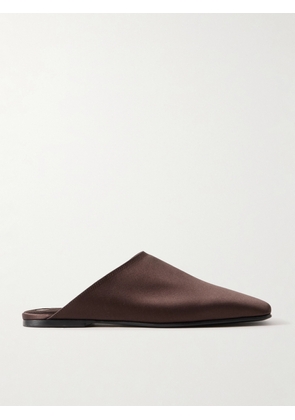 Loro Piana - Alba Satin Slippers - Brown - IT36,IT36.5,IT37,IT37.5,IT38,IT38.5,IT39,IT39.5,IT40,IT40.5,IT41