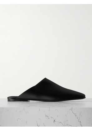 Loro Piana - Alba Satin Slippers - Black - IT36,IT36.5,IT37,IT37.5,IT38,IT38.5,IT39,IT39.5,IT40,IT40.5,IT41