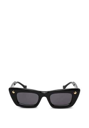 Nanushka cat-eye logo sunglasses - Black