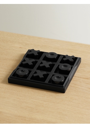 Smythson - Textured-leather Noughts And Crosses Set - Black - One size