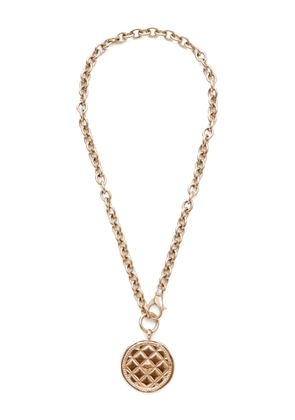 CHANEL Pre-Owned 2015 Medallion necklace - Gold
