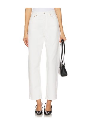 AGOLDE 90's Mid Rise Loose Jeans in White. Size 26. Also in 29, 31.