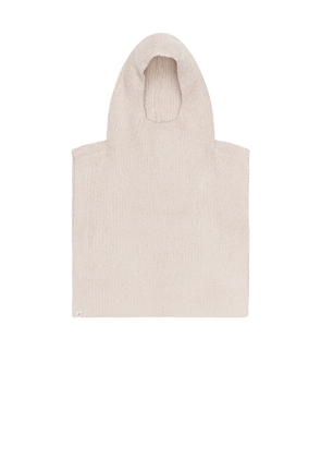 Barefoot Dreams CozyChic Ribbed Balaclava in Light Grey.