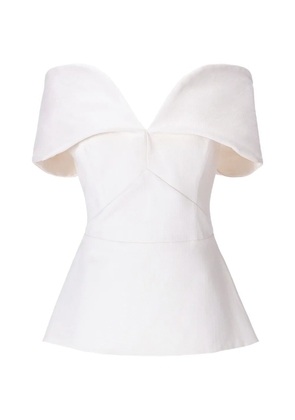 MOOS STUDIO off-shoulder top - White