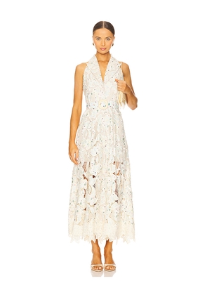 ELLIATT Kyla Maxi Dress in Cream. Size L. Also in M.