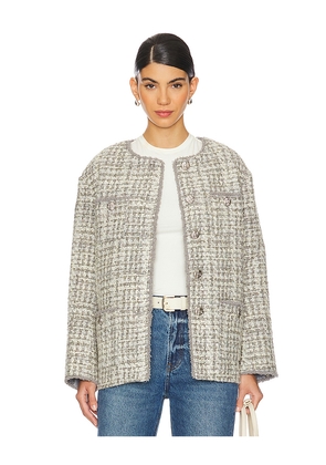 ASTR the Label Perona Coat in Grey. Size L. Also in M, XL.