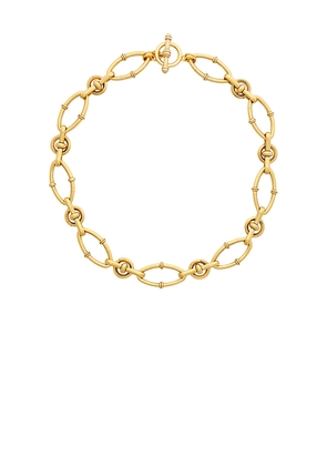 Brinker + Eliza Noa Necklace in Metallic Gold.