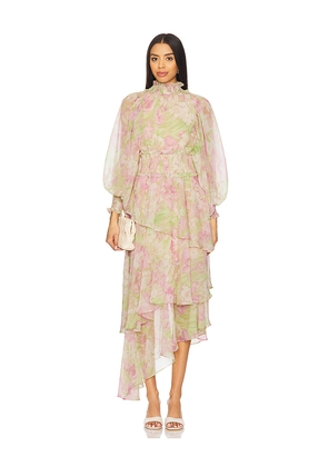 ELLIATT Morgan Maxi Dress in Pink. Size L. Also in S, M.